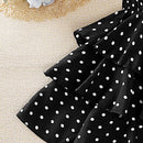 Kids Girls Polka Dot Stylish Summer Holiday Dresses childrensterritory
