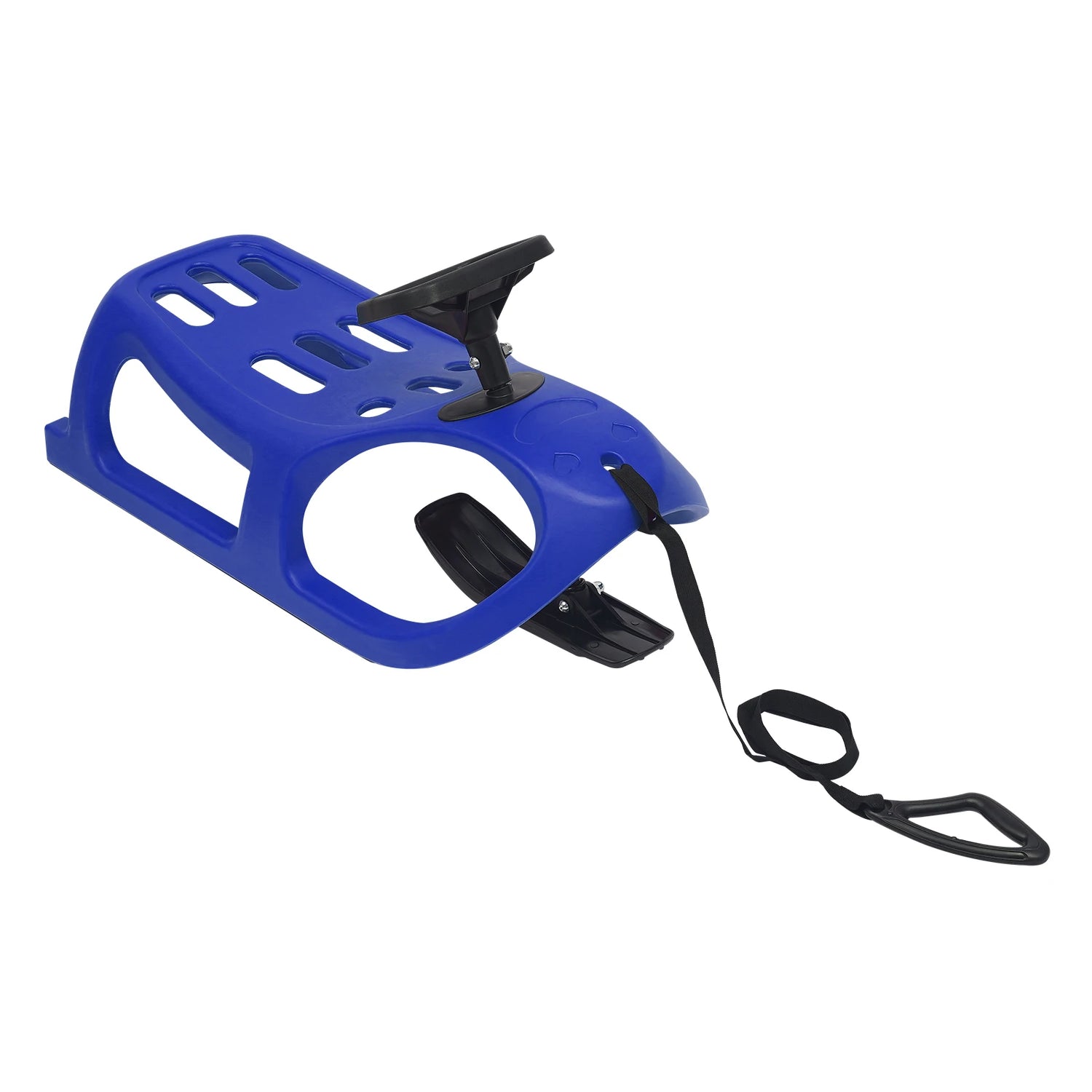 Kids Pull Rope Metal Snow Sled Frost-Resistant