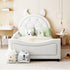 Daybed with Upholstery and A Padded Headboard for Bedroom childrensterritory