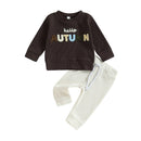Baby Boy Letter Embroidery Full Sleeve Fall Tracksuit childrensterritory