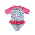 Toddler/Baby Girl Ruffle Printed One Piece Swimsuits