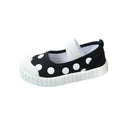 Cute Polka Dot Soft Soled Kids Canvas Indoor Sneakers childrensterritory