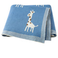 Cartoon Print Soft Cotton Fabric Baby Blankets childrensterritory