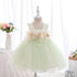 Toddler Girl Flower Decorated Tulle Wedding Party Dresses childrensterritory