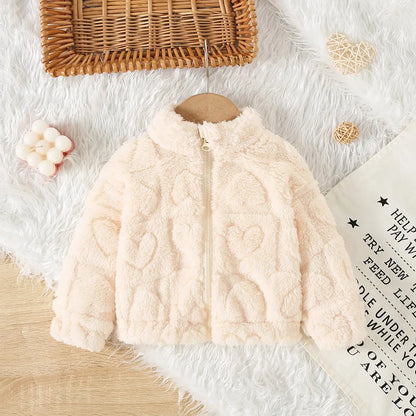 Baby Girls Cute Warm Fur Coat Winter Outerwear childrensterritory