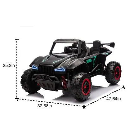 Kids 24V Two-seater Ride On Electric Car W/Parents Control childrensterritory