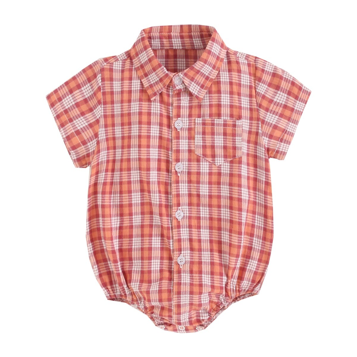 Baby Boys Girls Cotton Short Sleeve Shirts Style Bodysuit childrensterritory