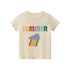Graffiti Print Kids Boys Girls Summer Cotton T-Shirt Top childrensterritory