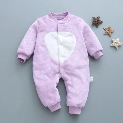 Baby Kids Cartoon Design Winter Bodysuits childrensterritory