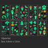 Cute Funny 10Pcs Luminous Halloween Tattoo Stickers childrensterritory