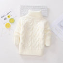 Kids Boy Girl Thick Knitted Turtleneck Sweaters childrensterritory