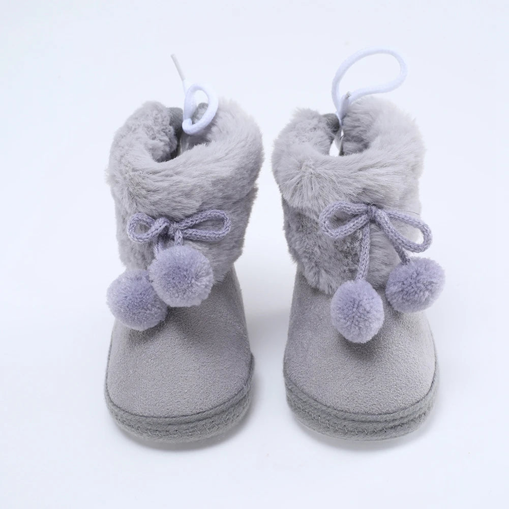 Infant Warm Cozy Fleece Snow Boots childrensterritory