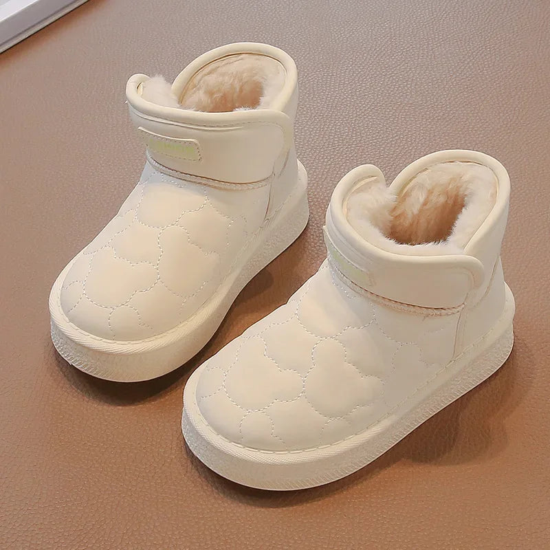Kids' Fur Design Soft Casual Winter Shoes