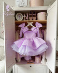 Sleeveless Bow Design Fluffy Girls' Birthday Party Dresses childrensterritory