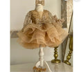 Shining V-Neck Baby/Kids Girls Communion Dresses