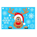 Santa Claus Snowflake Christmas Window/Wall Decals childrensterritory