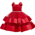 Bow Design Elegant Princess Tutu Dress For Girls childrensterritory