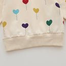 Full Sleeve Balloon Print Clothing Set For Kids childrensterritory