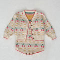 Baby Girl Hollow Out Knitwear Outfit Set