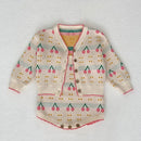 Baby Girl Hollow Out Knitwear Outfit Set