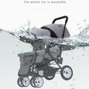 Lightweight Front & Back Seats Baby Pushchair