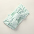 Baby Girl Embroidery Turban Knotted Bow Headband childrensterritory