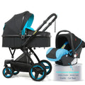 3-in-1 Foldable Baby Carriage Prams With Car Seat childrensterritory