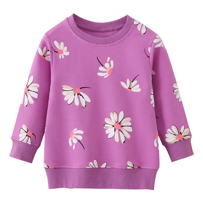 Animals and Flowers Print Kids Girls Clothing Sets childrensterritory