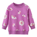 Animals and Flowers Print Kids Girls Clothing Sets childrensterritory