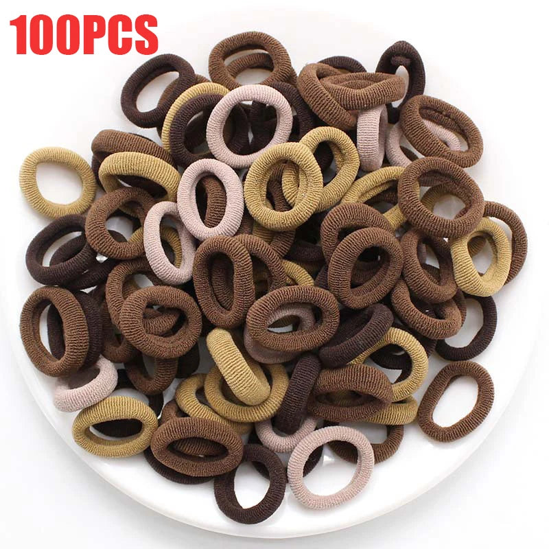 100/300/500 pcs Colorful Elastic Hair Bands for Girls childrensterritory