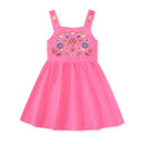 Kids Girls Cute Print Summer Casual Cotton Dresses childrensterritory