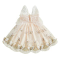 Girls’ Elegant Sleeveless Bow Design Princess Dress