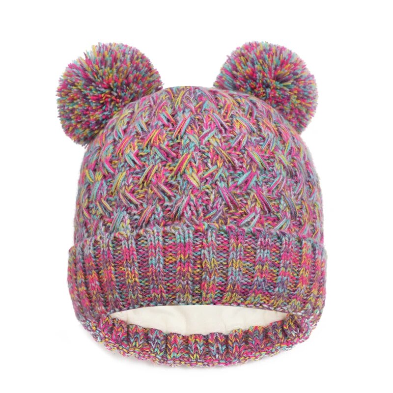 Thick Knitting Warm Baby/Kids Hat Gloves Scarf Set childrensterritory