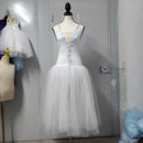 Professional Long White Ballet Tutu Costumes for Kids childrensterritory