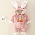 Baby Kids Rabbit Design Warm Soft Rompers childrensterritory