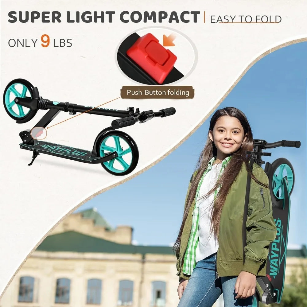 4 Adjustable Levels Kids Kick Scooter with Max Load 240 LBS childrensterritory