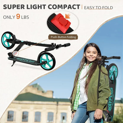 4 Adjustable Levels Kids Kick Scooter with Max Load 240 LBS childrensterritory