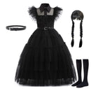 Wednesday Addams Kids Easter Halloween Party Costumes childrensterritory