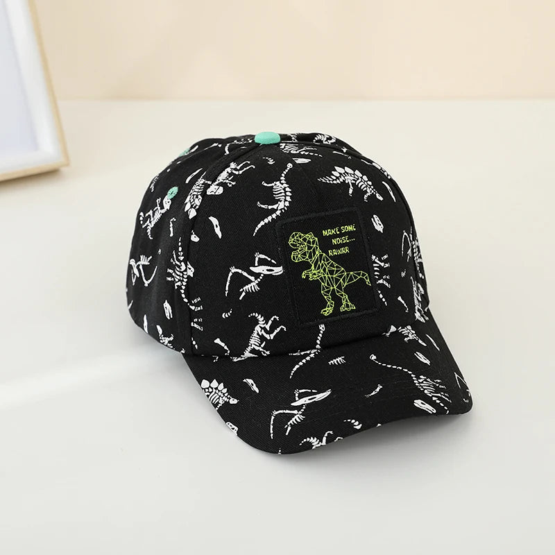 Kids Animal Dinosaur Printed Baseball Cap for Girls and Boys childrensterritory