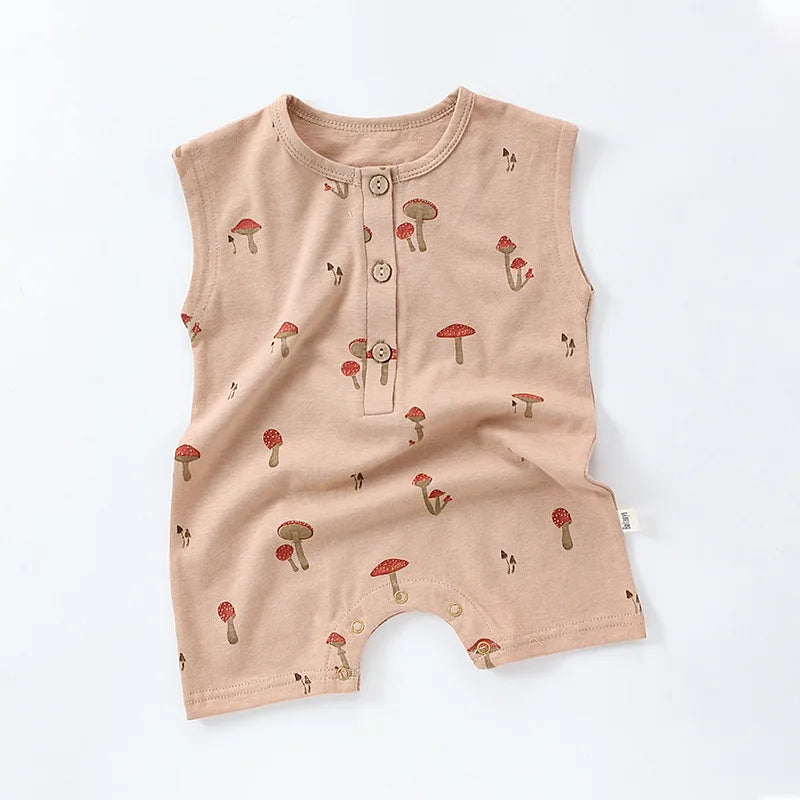 Baby Girl Printed 2pcs Top and Shorts Outfit Set for Summer childrensterritory