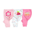 3 Pcs/Lot Cartoon Design Cotton Baby Boy Girl Trousers childrensterritory