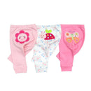 3 Pcs/Lot Cartoon Design Cotton Baby Boy Girl Trousers childrensterritory