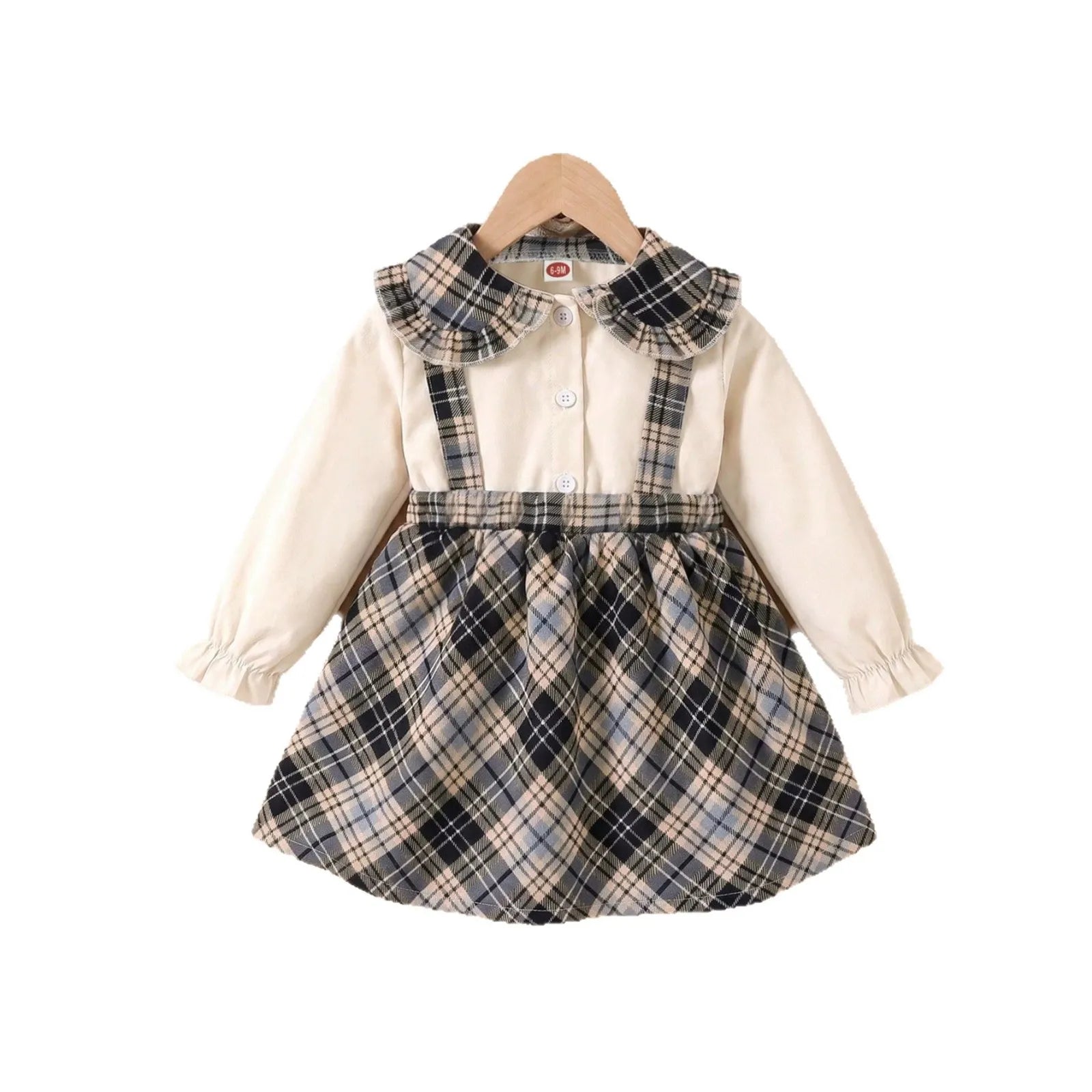 Baby Girls Korean Style Sling Dress for Spring and Autumn