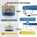 6 FT Trampoline with Basketball Hoop & Dart Board for Kids childrensterritory
