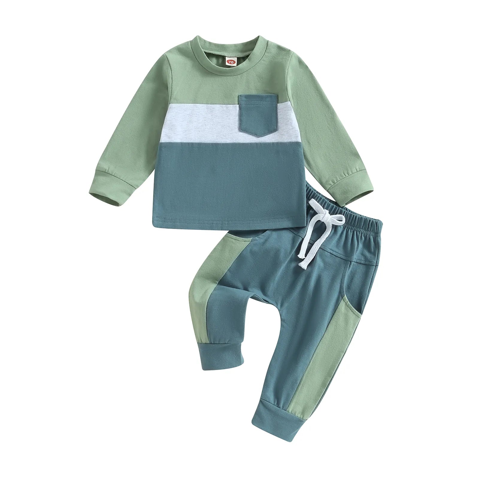 2PCS Warm Sweatshirts and Long Pants Baby Tracksuit childrensterritory