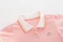 Little Girls Cotton Polo Dress for Summer childrensterritory