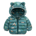 1-5Yrs Kids Boys Girls Dinosaur Print Hooded Jackets childrensterritory