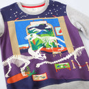 Kids' Boys' Luminous Cartoon Dinosaurs Design T-shirt