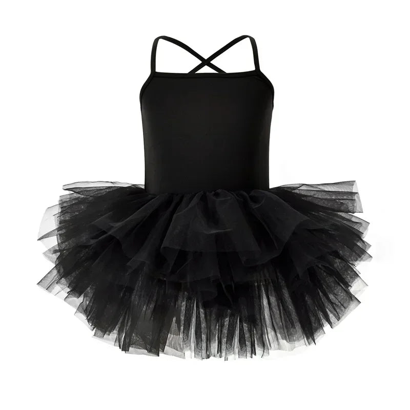 Tulle Puffy Tiered Long Tail Flower Girl Dresses For Wedding Party