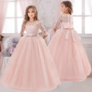 Long Bridesmaid Kids Dresses For Girls/Princess Dresses